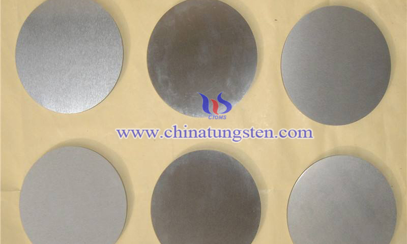 tungsten copper discs picture