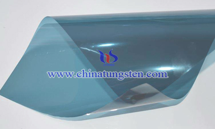 CsxWO3 applied for heat insulating window glass picture