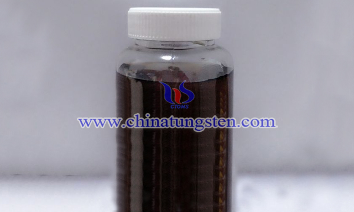 Cs doped tungsten oxide applied for thermal insulation dispersion picture