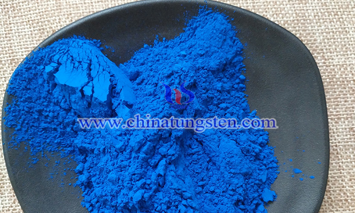 nano Cs doped tungsten oxide applied for nano-ceramic color master image