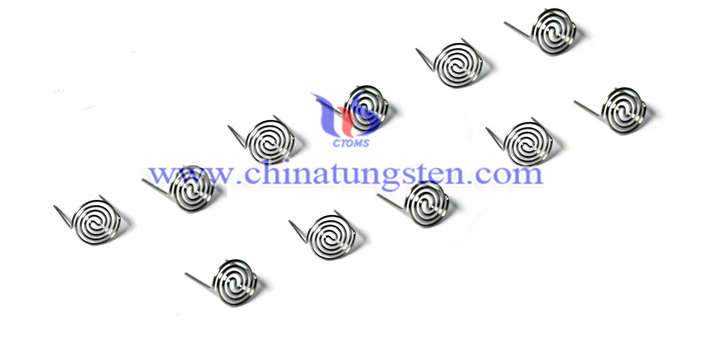 center type coil tungsten filament image