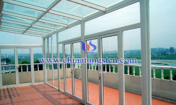 Cs0.33WO3 particles applied for transparent thermal insulation material picture