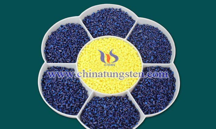 nano particle size cesium tungsten oxide applied for nano-ceramic color master picture