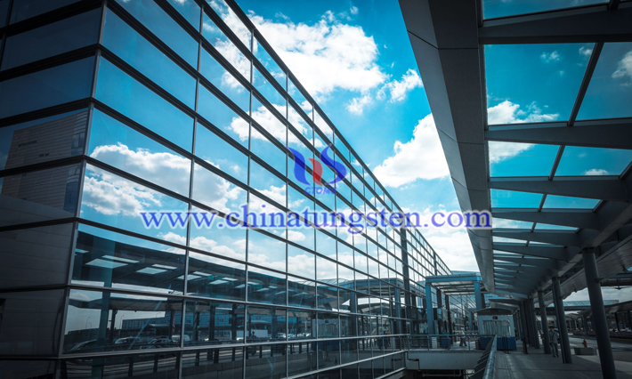 WO3 applied for transparent glass heat insulation coating picture