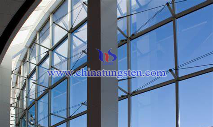 WO3 powder applied for building glass energy saving coating picture