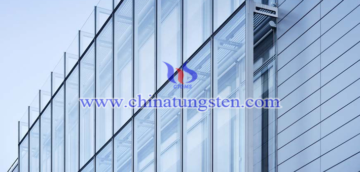 nano WO3 applied for building glass energy saving coating picture