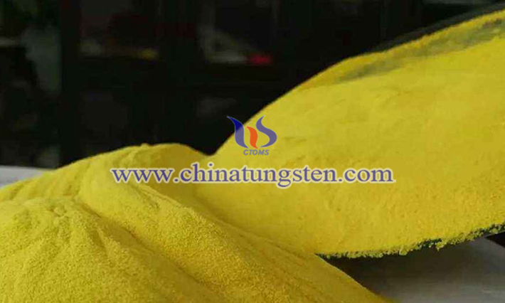 nano yellow tungsten oxide applied for building glass energy saving coating image