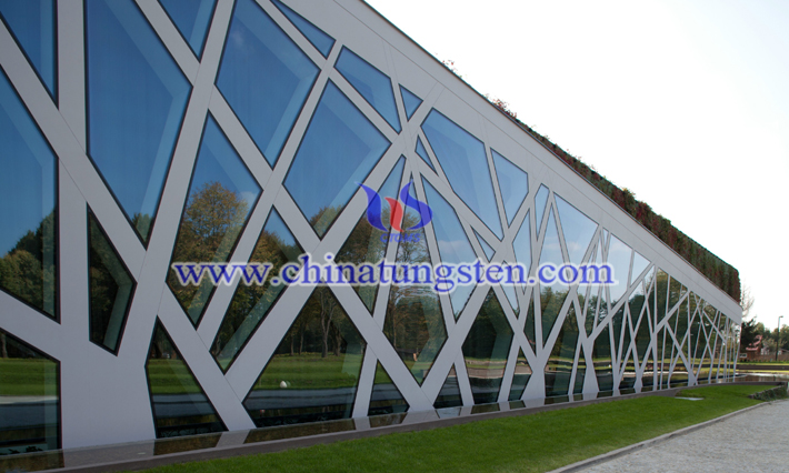 nano yellow tungsten oxide applied for building glass energy saving coating picture