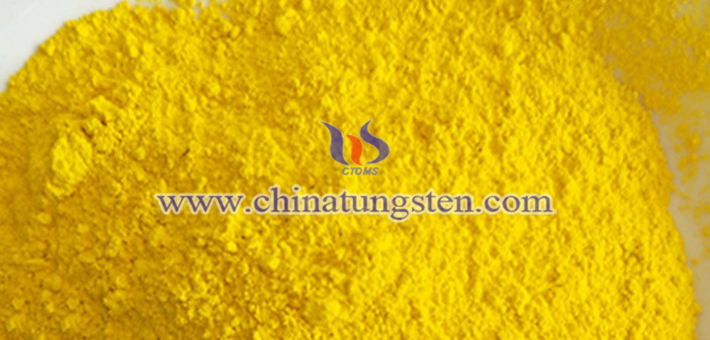 nano yellow tungsten oxide applied for energy saving glass coating image