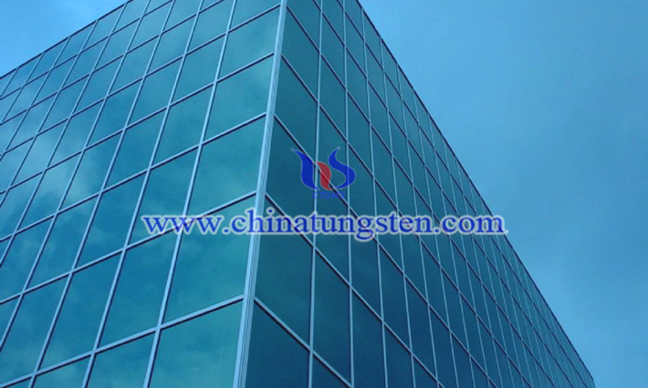 tungsten oxide powder applied for building glass energy saving coating picture