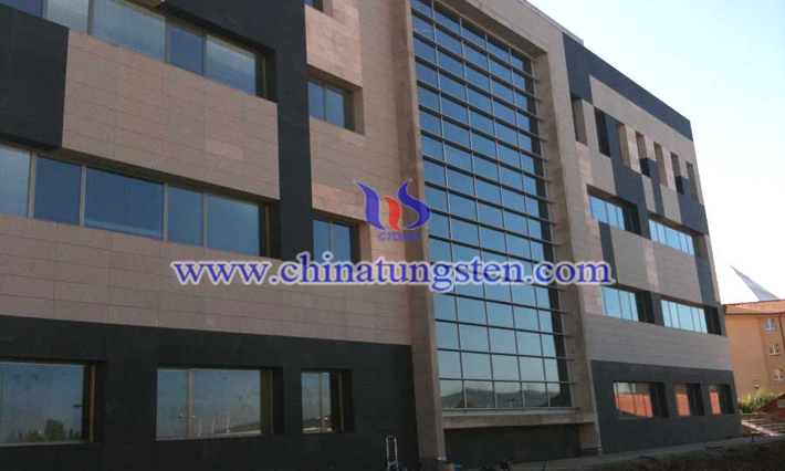 WO3 applied for transparent heat insulation glass picture