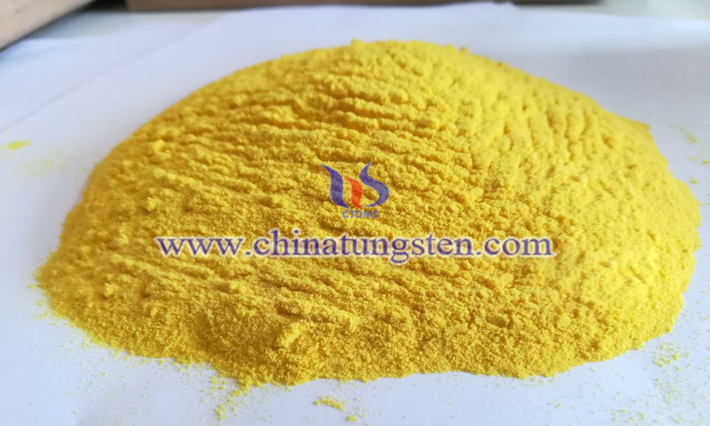 yellow tungsten oxide nanopowder applied for heat-insulating energy-saving glass image