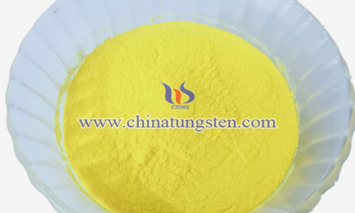 yellow tungsten oxide powder applied for energy-saving glass coating img