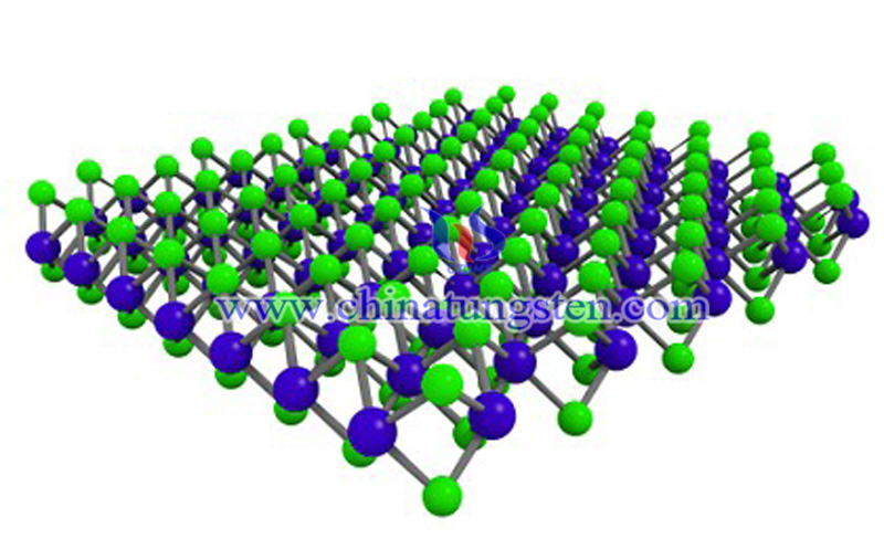 layer structure of tungsten disulfide image