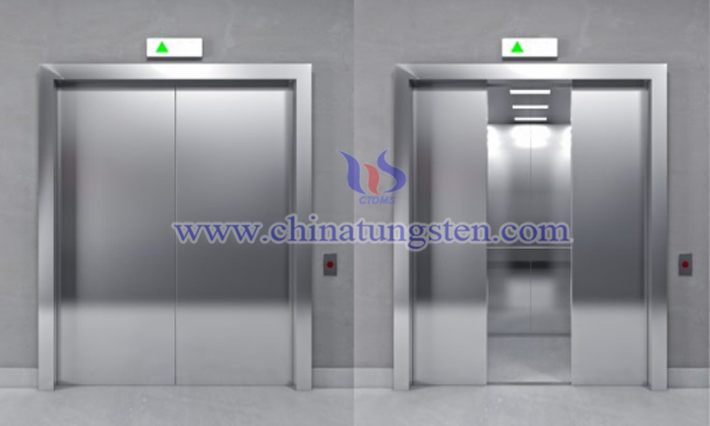 tungsten alloy counterweight elevators indoor picture