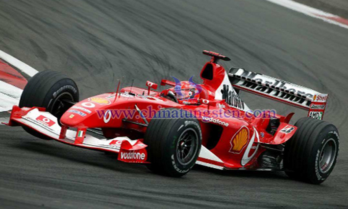 tungsten alloy counterweight for f1 racing car picture