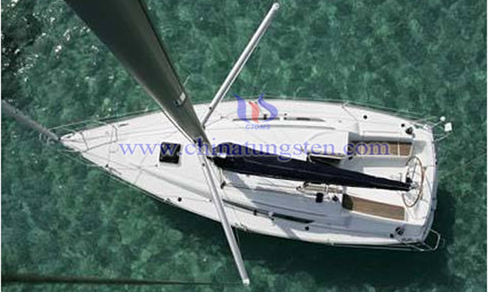 tungsten alloy counterweight sailboat picture