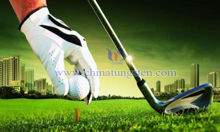 tungsten alloy counterweight super golf club head picture