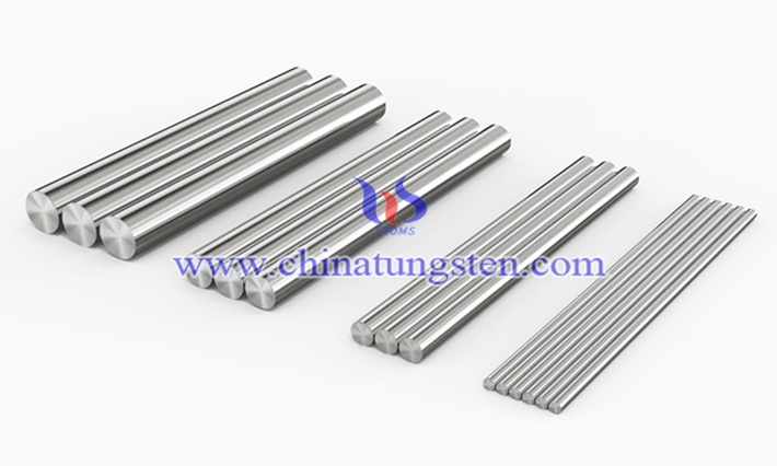 heavy tungsten alloy rod picture