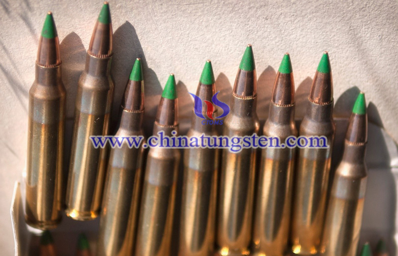 the green tip M855 tungsten core armor-piercing discarding sabot image