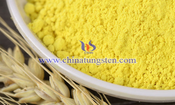 yellow tungsten oxide powder applied for inorganic electrochromic material image