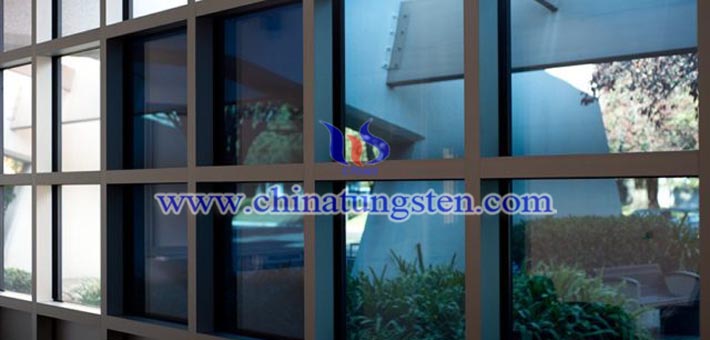 F-doped cesium tungsten bronze applied for smart glass picture