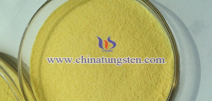 inorganic electrochromic material: yellow tungsten oxide electrochromic film image