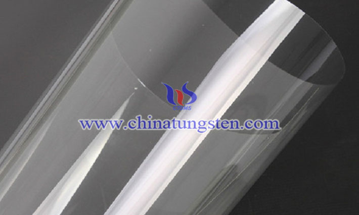 yellow tungsten oxide electrochromic film applied for all-solid-state electrochromic window picture