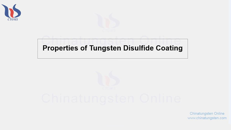 properties of tungsten disulfide coating photograph