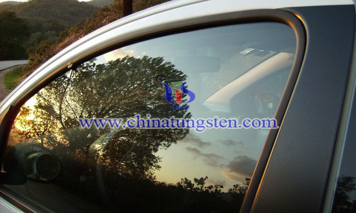 tungsten oxide applied for car thermal insulation glass picture