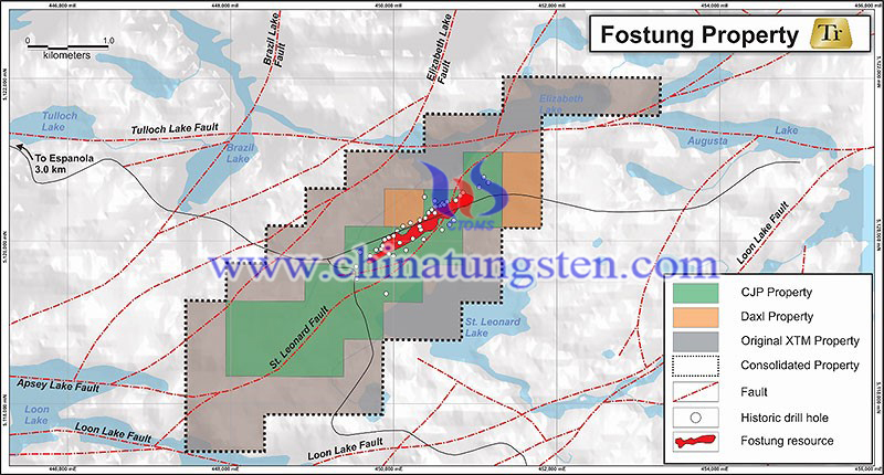 Fostung Property Map and location of Fostung historic resource image