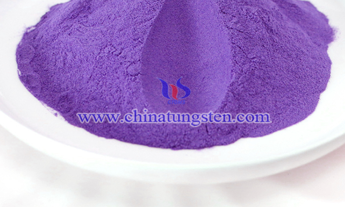 purple tungsten oxide picture