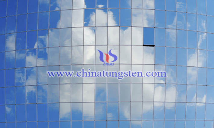 nano cesium tungsten bronze applied for glass curtain wall thermal insulating coating picture