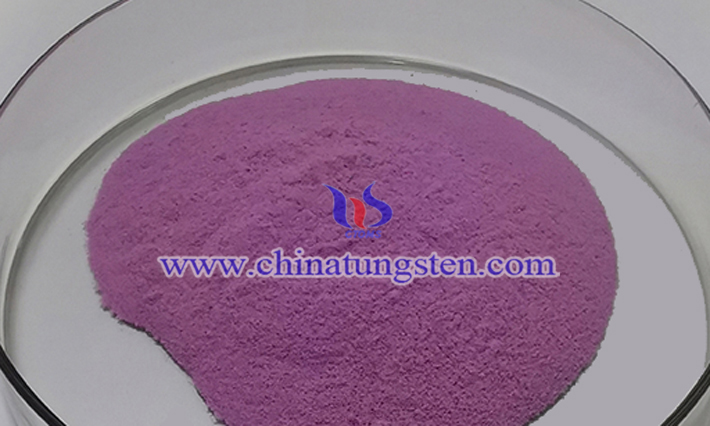 violet tungsten oxide picture