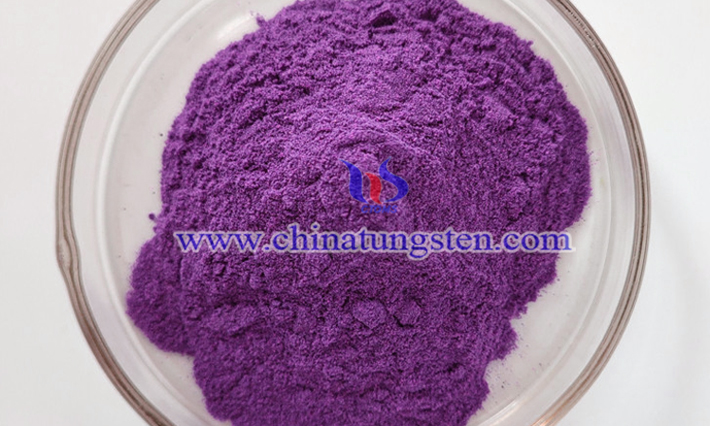 violet tungsten oxide picture