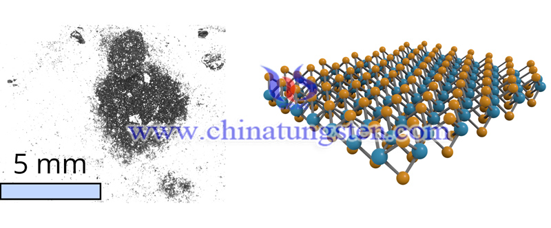 tungsten diselenide WSe2 powder image