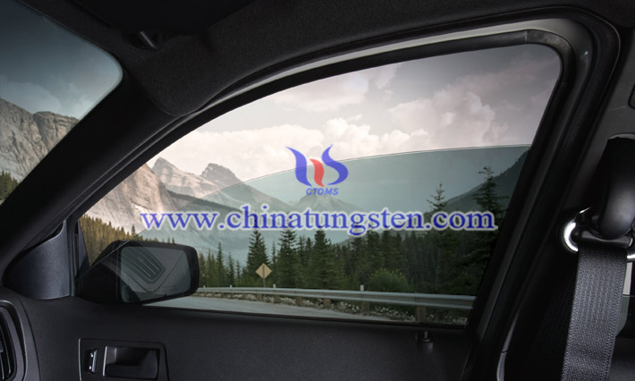 cesium tungsten bronze applied for car thermal insulating glass coating picture