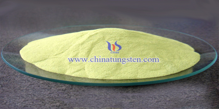 Picture of tungsten oxide
