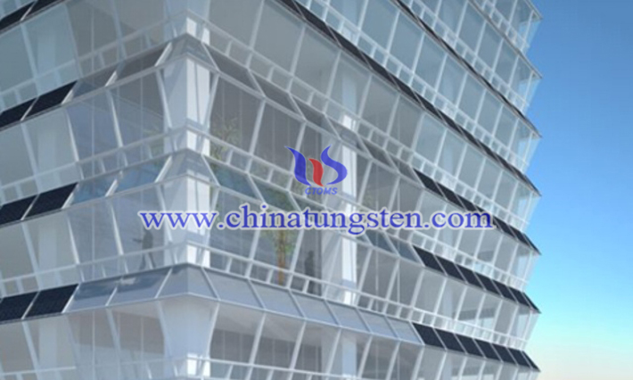 Cs0.33WO3 applied for heat insulation window glass picture