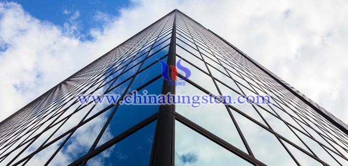 cesium tungsten oxide applied for glass curtain wall heat insulation coating picture