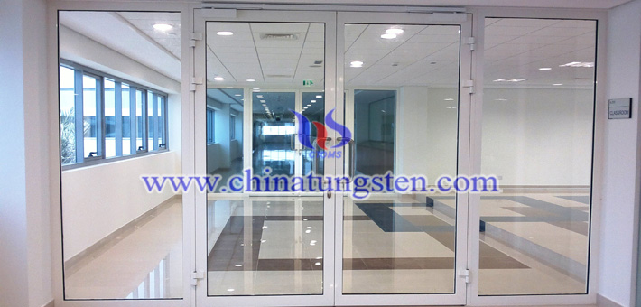 nano tungsten trioxide applied for office building thermal insulating glass coating picture