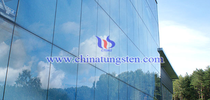 Cs0.32WO3 applied for glass curtain wall heat insulation coating picture