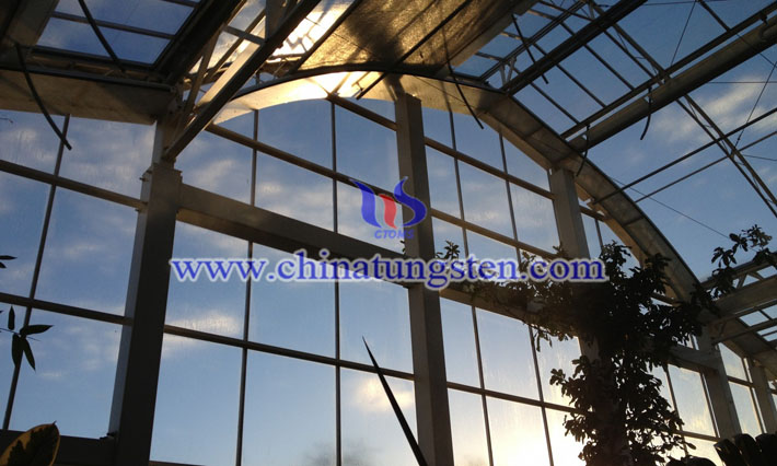 Cs0.32WO3 applied for sun protection glass picture