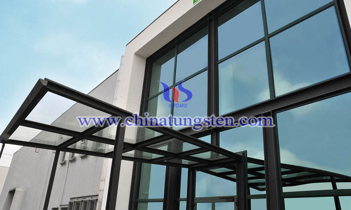 Cs0.32WO3 applied for transparent heat insulating glass picture