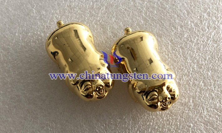tungsten gold plated pig picture