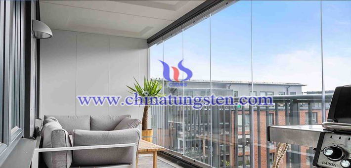 Cs0.32WO3 applied for energy efficient glass window picture