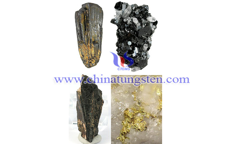 Four common conflict minerals-coltan/cassiterite/gold/wolframite image
