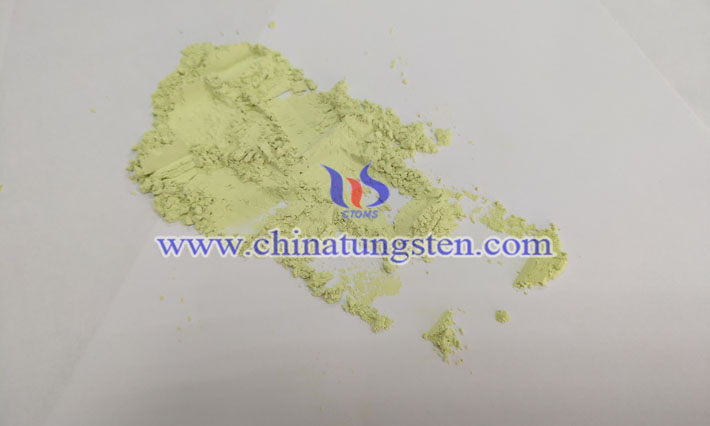 nanocrystalline yellow tungsten oxide film image