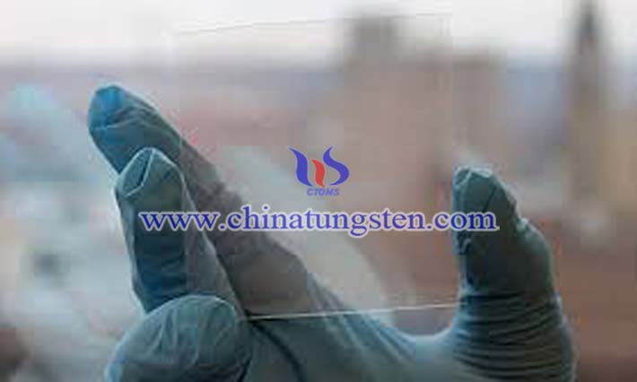 tungsten oxide film applied for electrochromic window picture