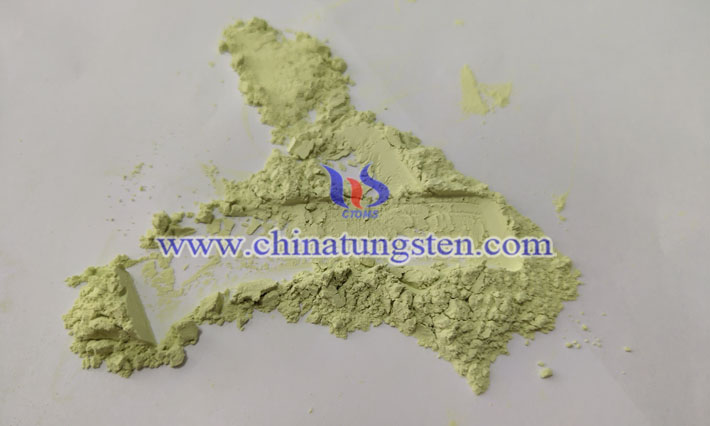 yellow tungsten oxide applied for new radiation shielding material picture